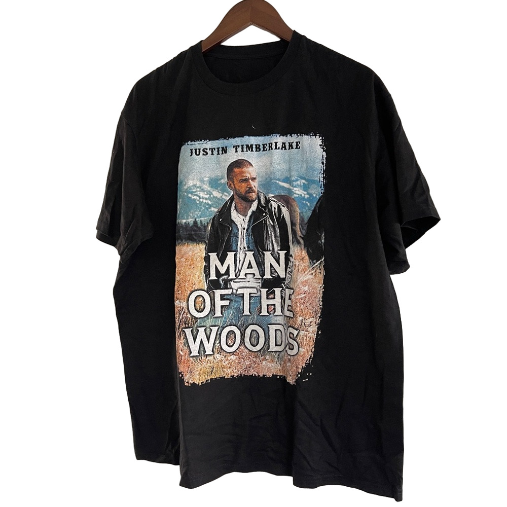 Justin Timberlake Man of the Woods concert merch T-shirt 2XL